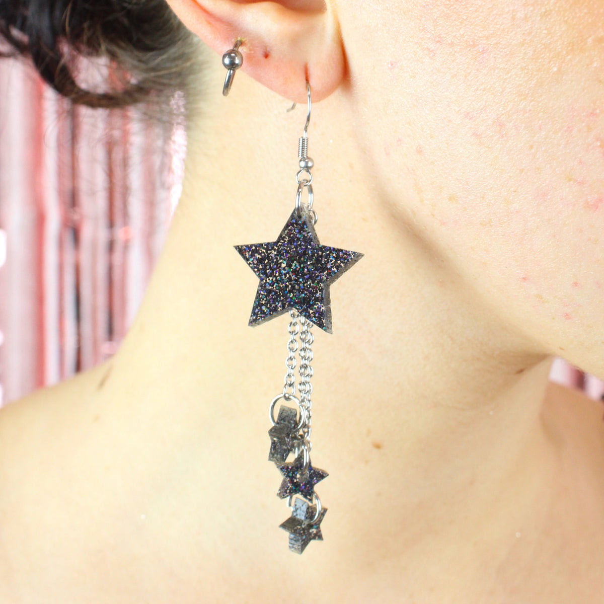 Shooting on sale star earring