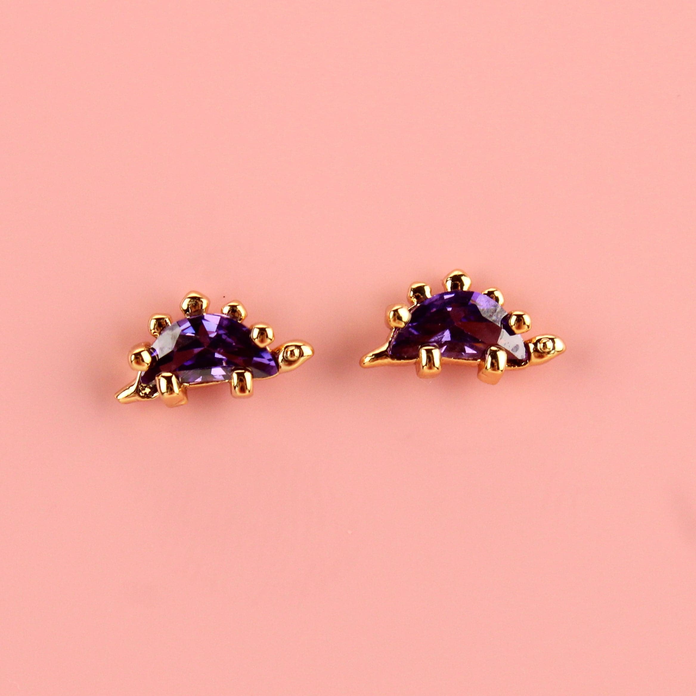 Stegosaurus earrings on sale