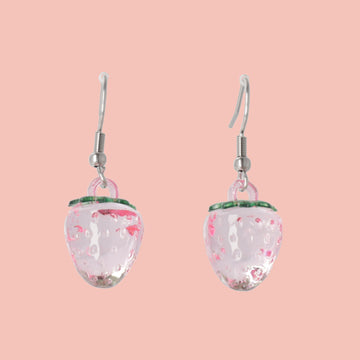 Light Pink Berry Nice Earrings - Sour Cherry