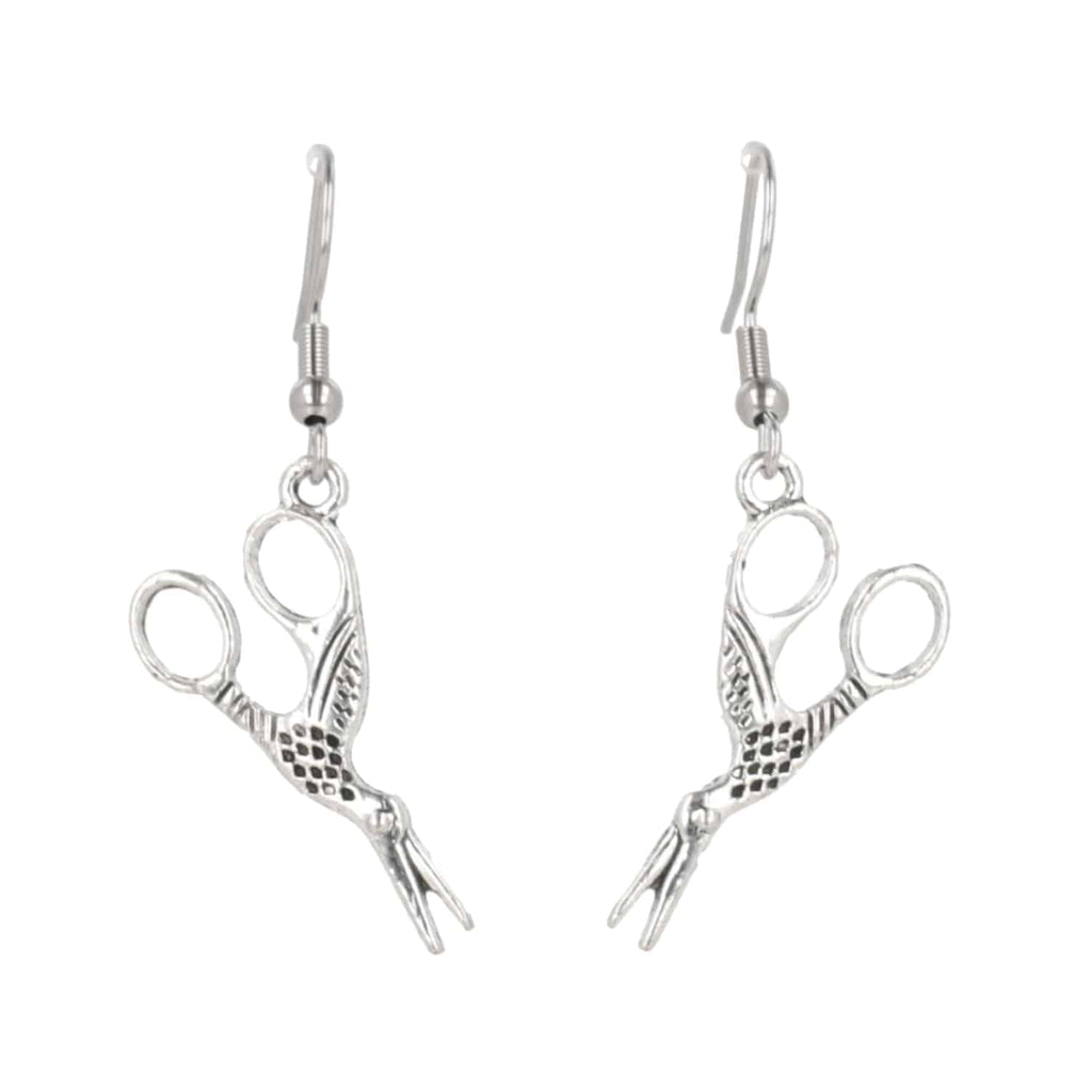 Scissor Earrings - Sour Cherry