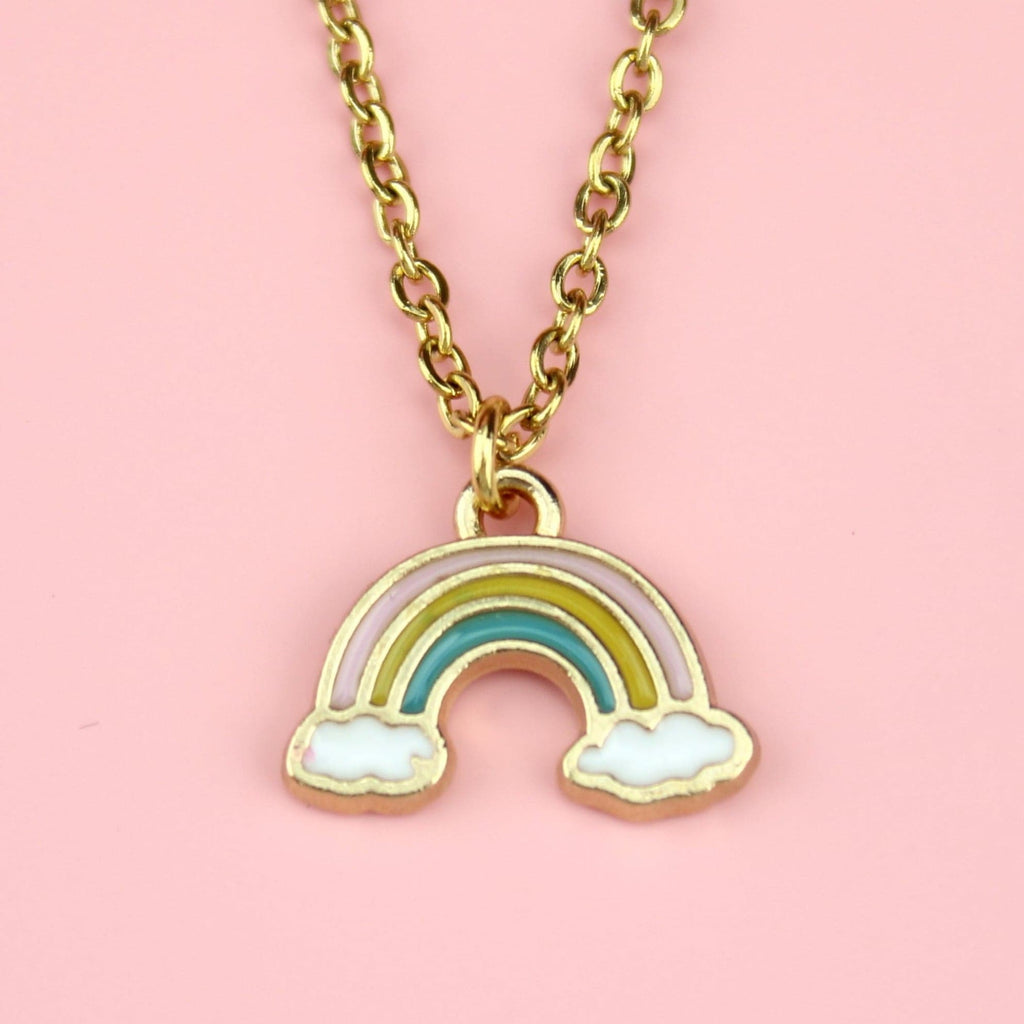 Mini Rainbow Necklace - Sour Cherry