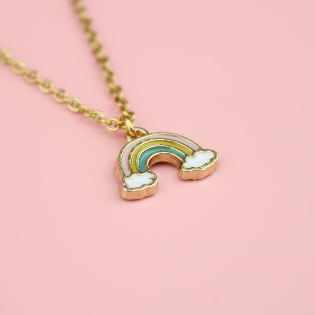 Mini Rainbow Necklace - Sour Cherry